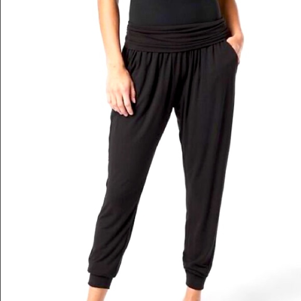 Athleta black studio jogger